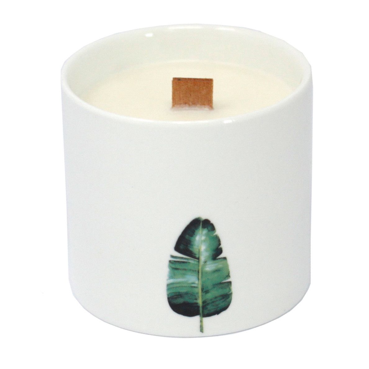 Botanical Soy Candles with Wooden Wicks – Set of 3