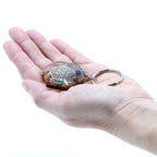 Orgonite Flower of Life Octagon Keyring