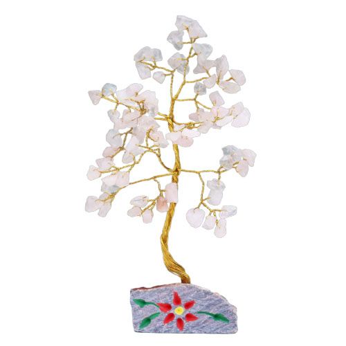 Rose Quartz Gemstone Tree – 80 Stones