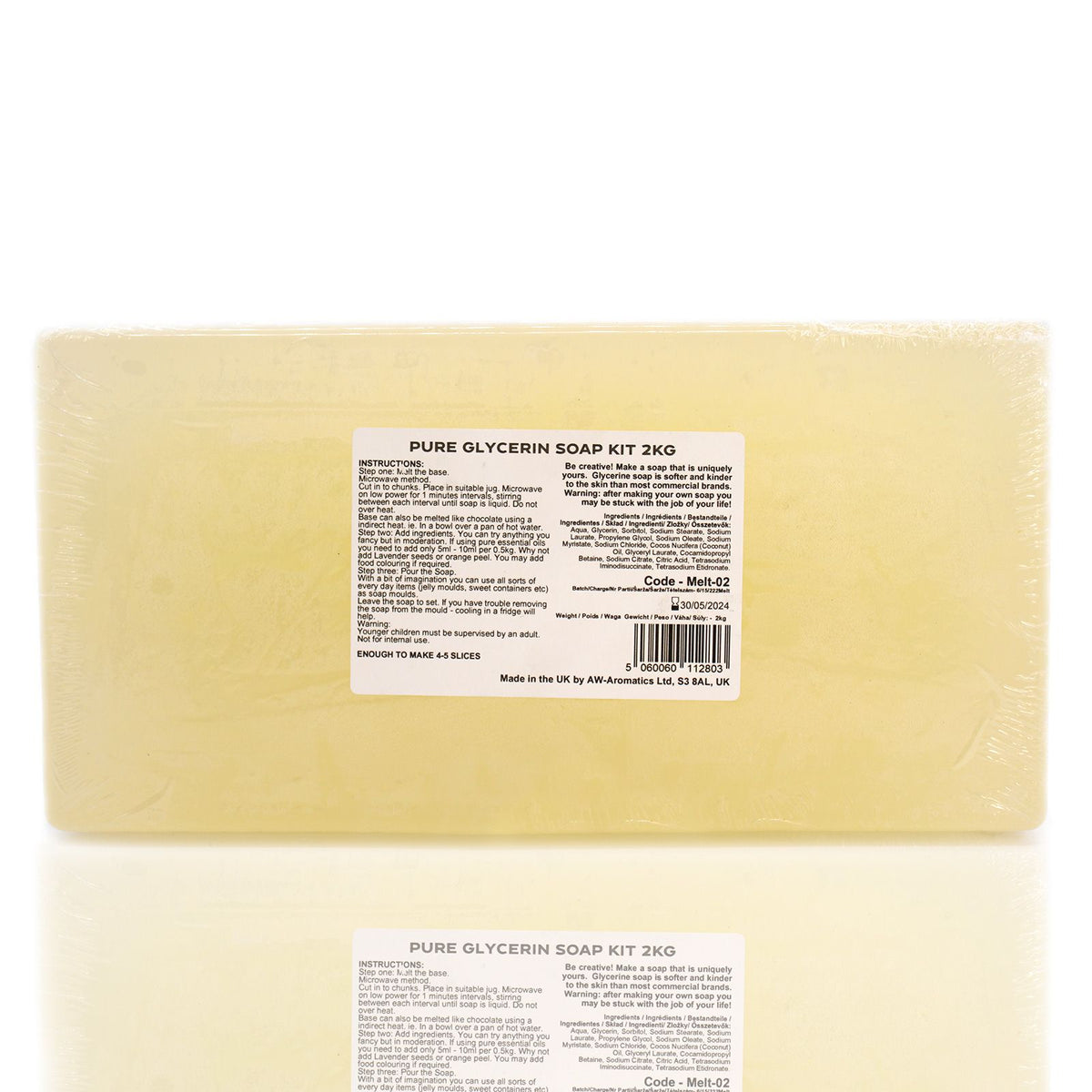 Melt and Pour Soap Base – 2kg