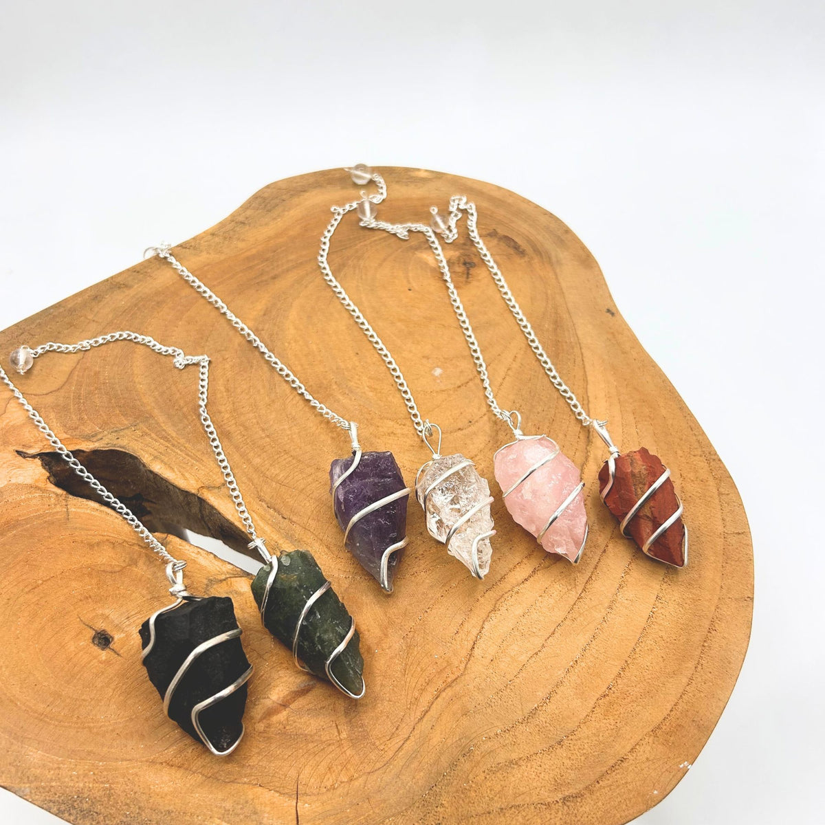 Amethyst Raw Gemstone Pendulum