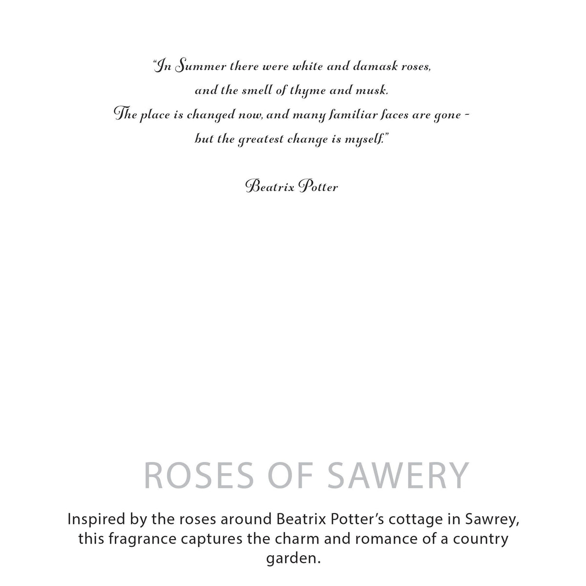 Agnes + Cat Roses of Sawrey Botanical Soy Wax Candle