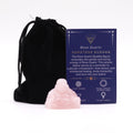 Rose Quartz Buddha Gemstone Figurine – 35 × 40 × 23mm