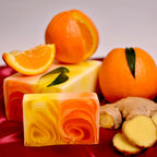 Handcrafted Orange & Ginger Soap Loaf – 1.2kg