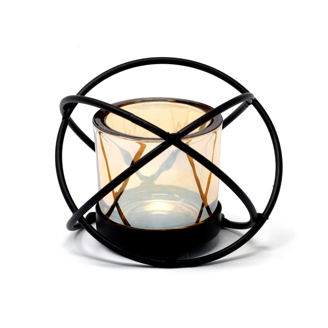 Iron Single-Cup Votive Candle Holder