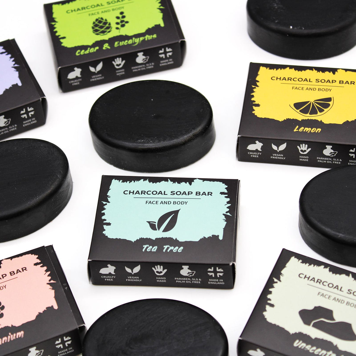 Unscented Charcoal Soap Bar – 85g