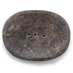 Oval Grey Marble Soap Dish