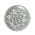 Set of 7 Chakra Selenite Charging Plates