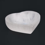 Selenite Heart Bowl – 10cm