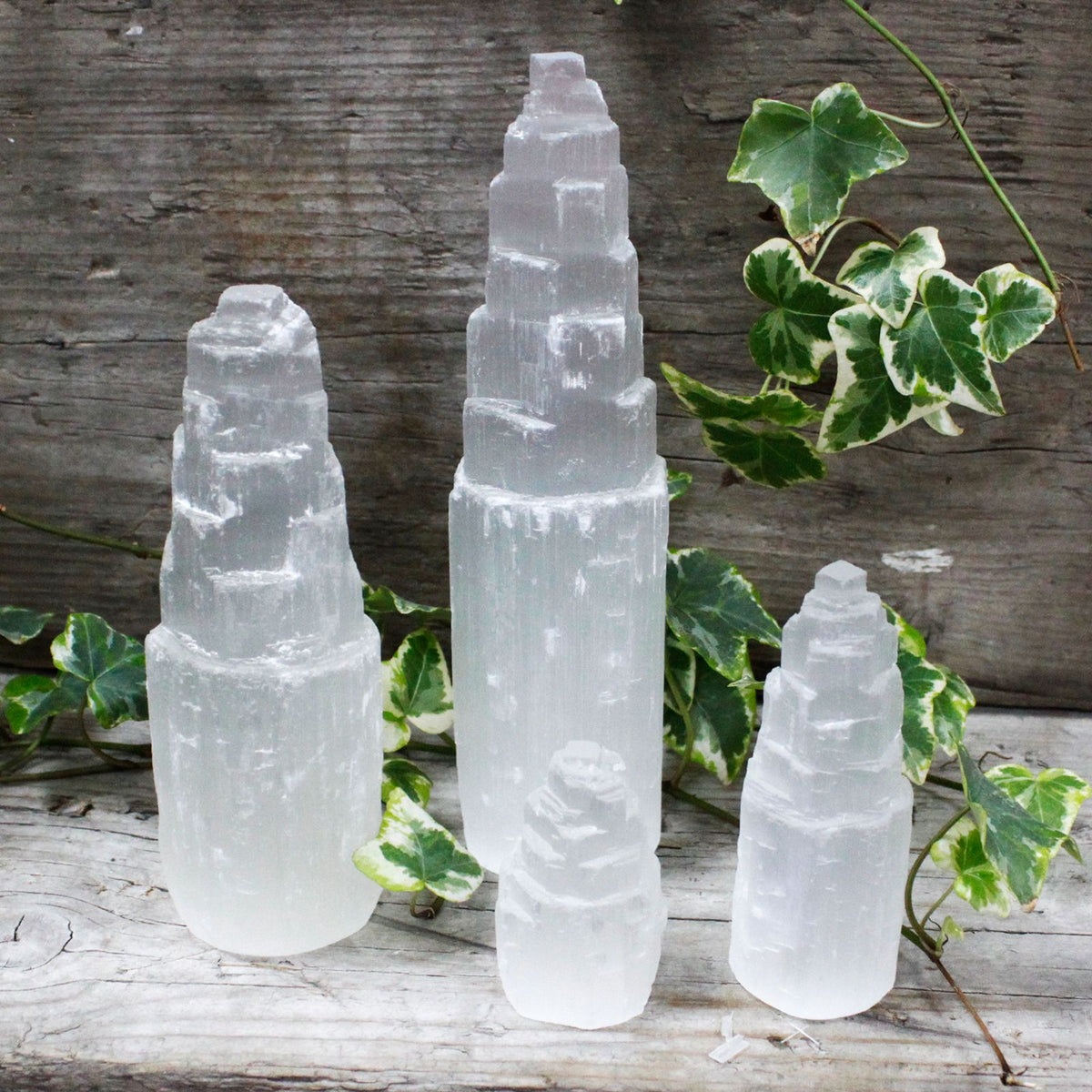 Natural Selenite Tower – 5cm