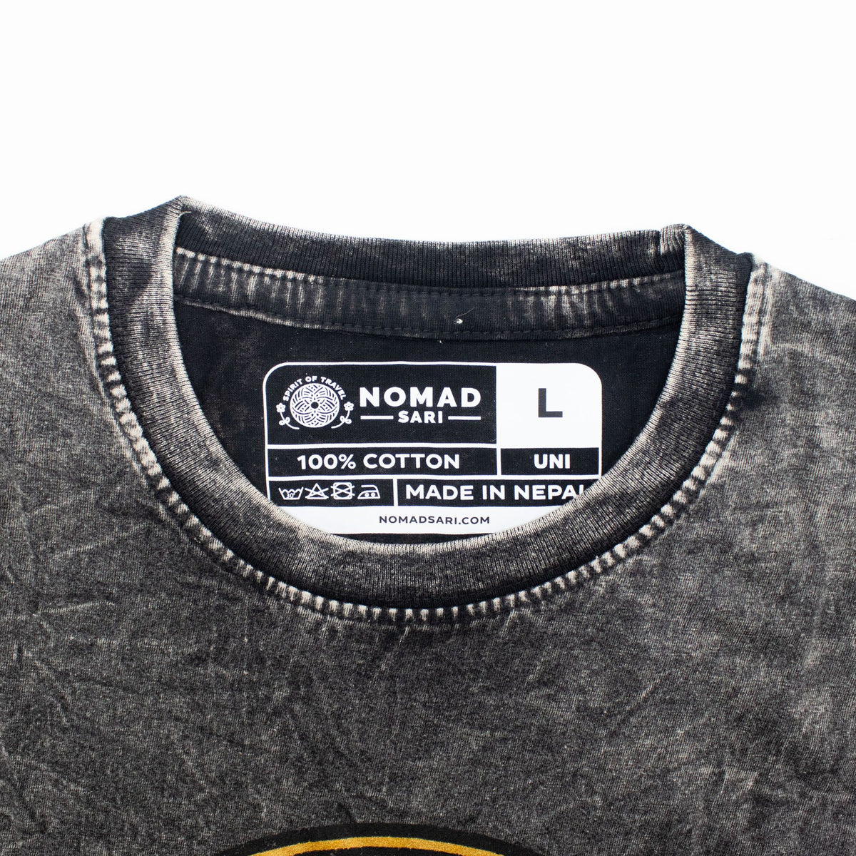 Nomad Sari Rebel Charcoal T-Shirt – Large