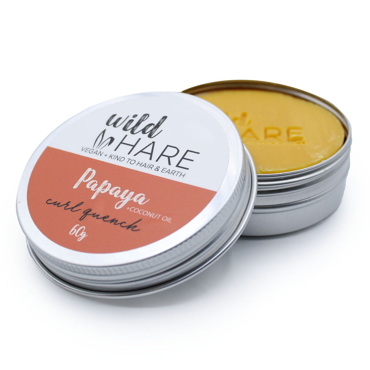 Wild Hare Papaya Solid Shampoo Bar – 60g