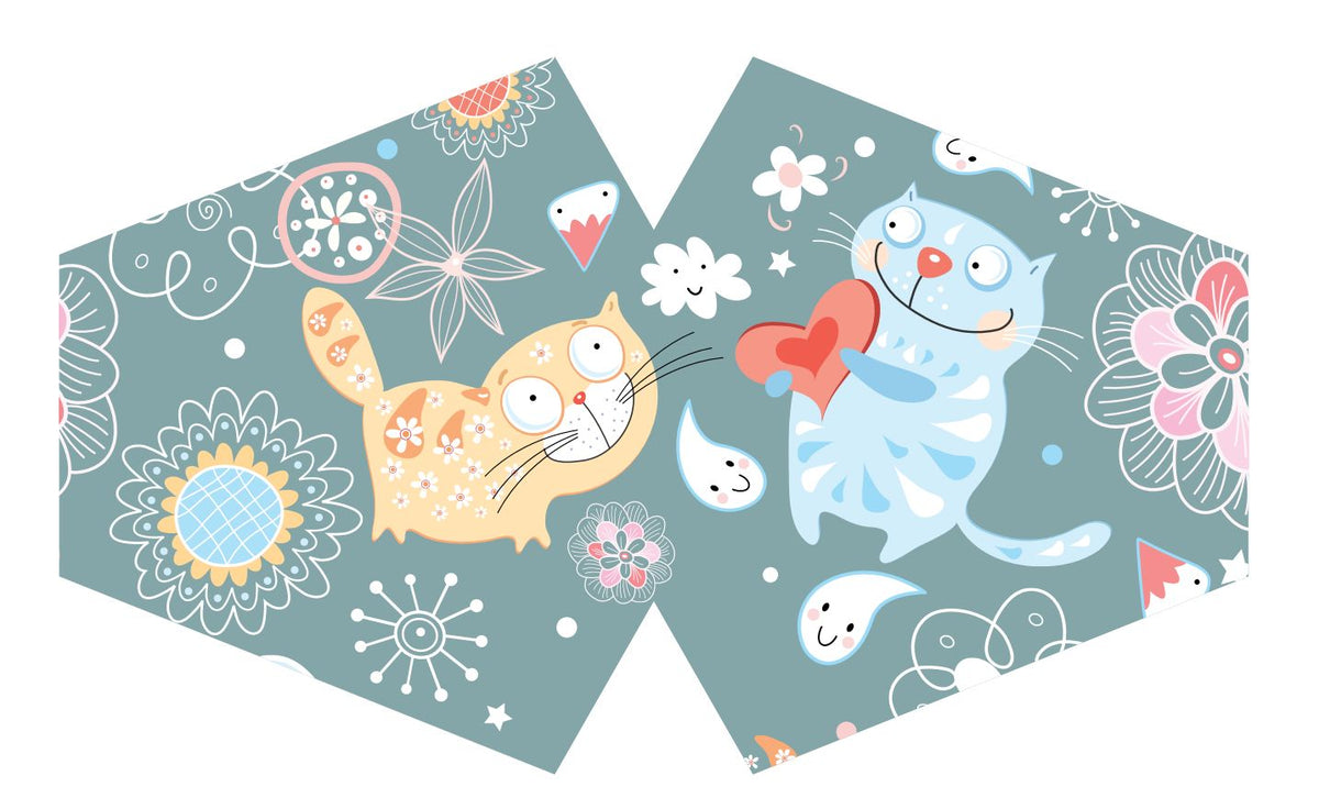 Happy Cats Reusable Fashion Face Covering