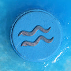 Aquarius Zodiac Bath Fizzers with Horoscope