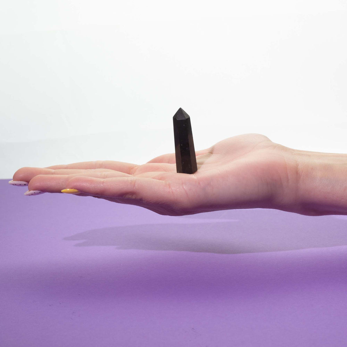 Black Tourmaline Gemstone Shapes Set