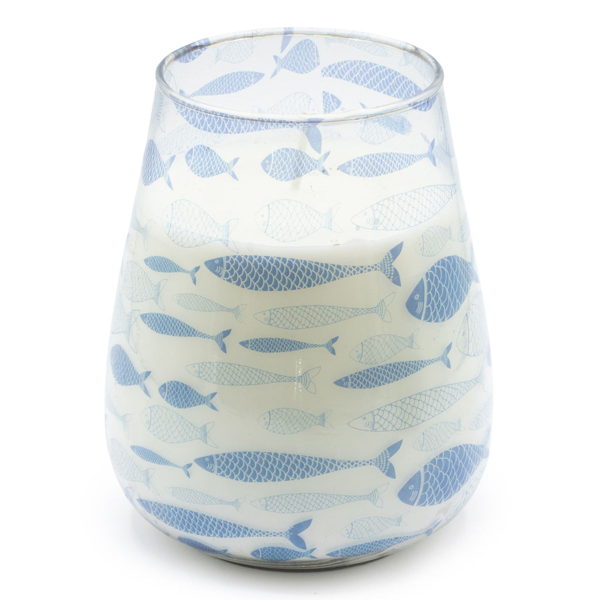 Tall Seabreeze Glass Jar Candle