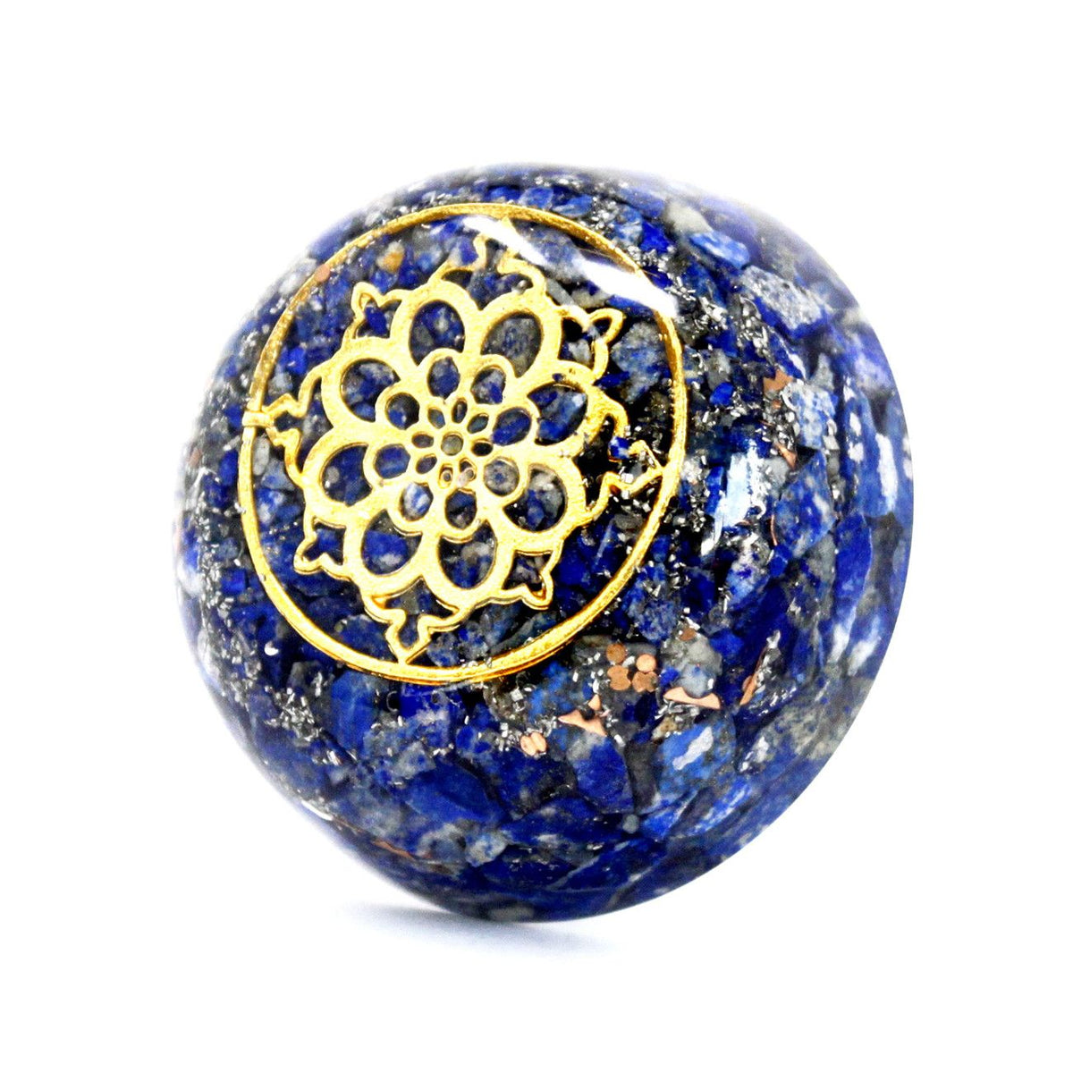 Lapis Orgonite Dome