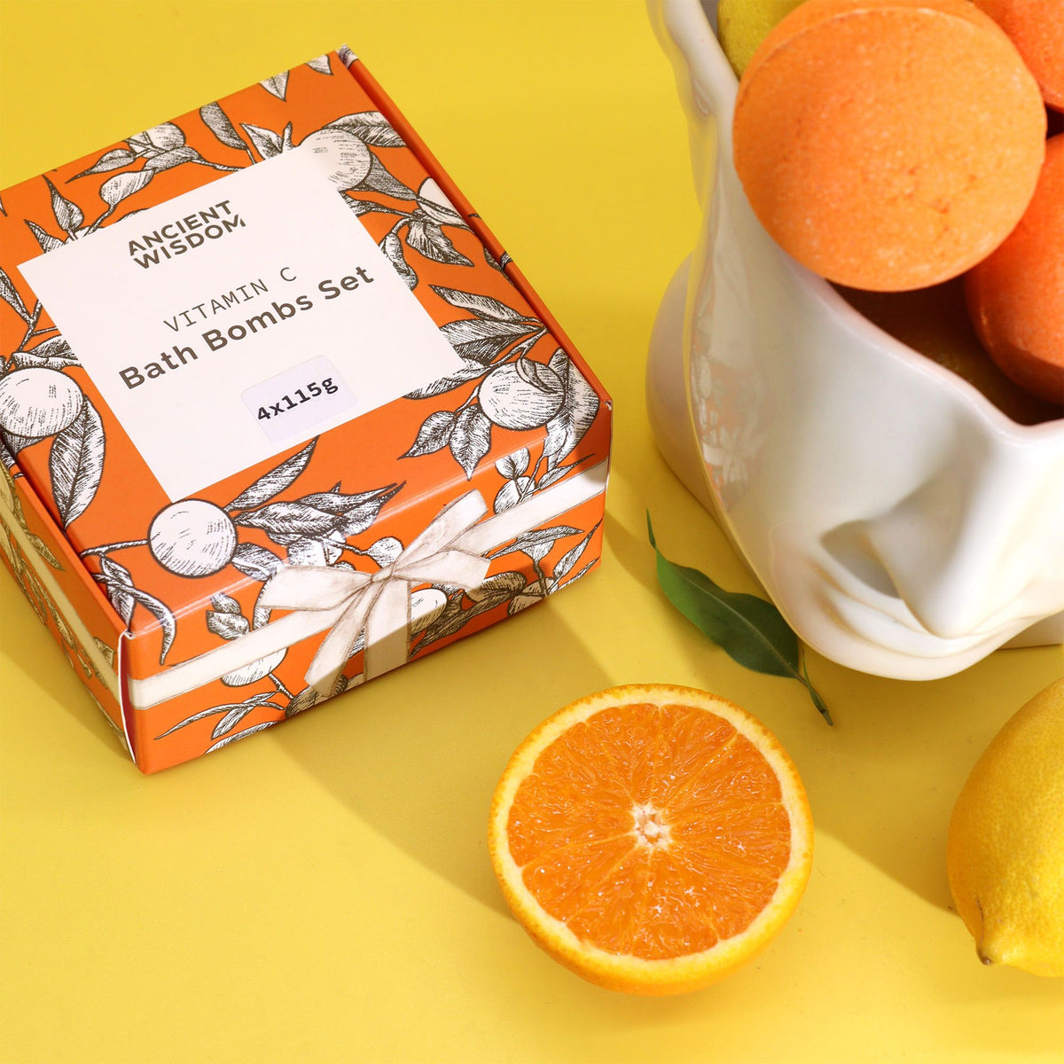 Vitamin C Bath Bomb Set – Aromatherapy Quartet