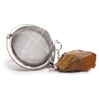 Gold Tiger’s Eye Raw Crystal Tea Strainer