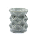 Grey Geometric Oil Burner