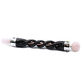 Copper Spiral Rose Quartz Crystal Wand