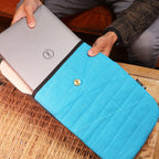 13-Inch Padded Laptop Pouch – Crazy Yellow
