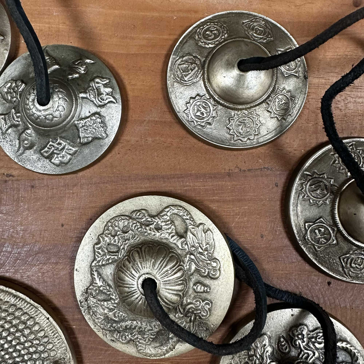 Seven Chakra Tibetan Tingsha Bells – Approx. 7cm