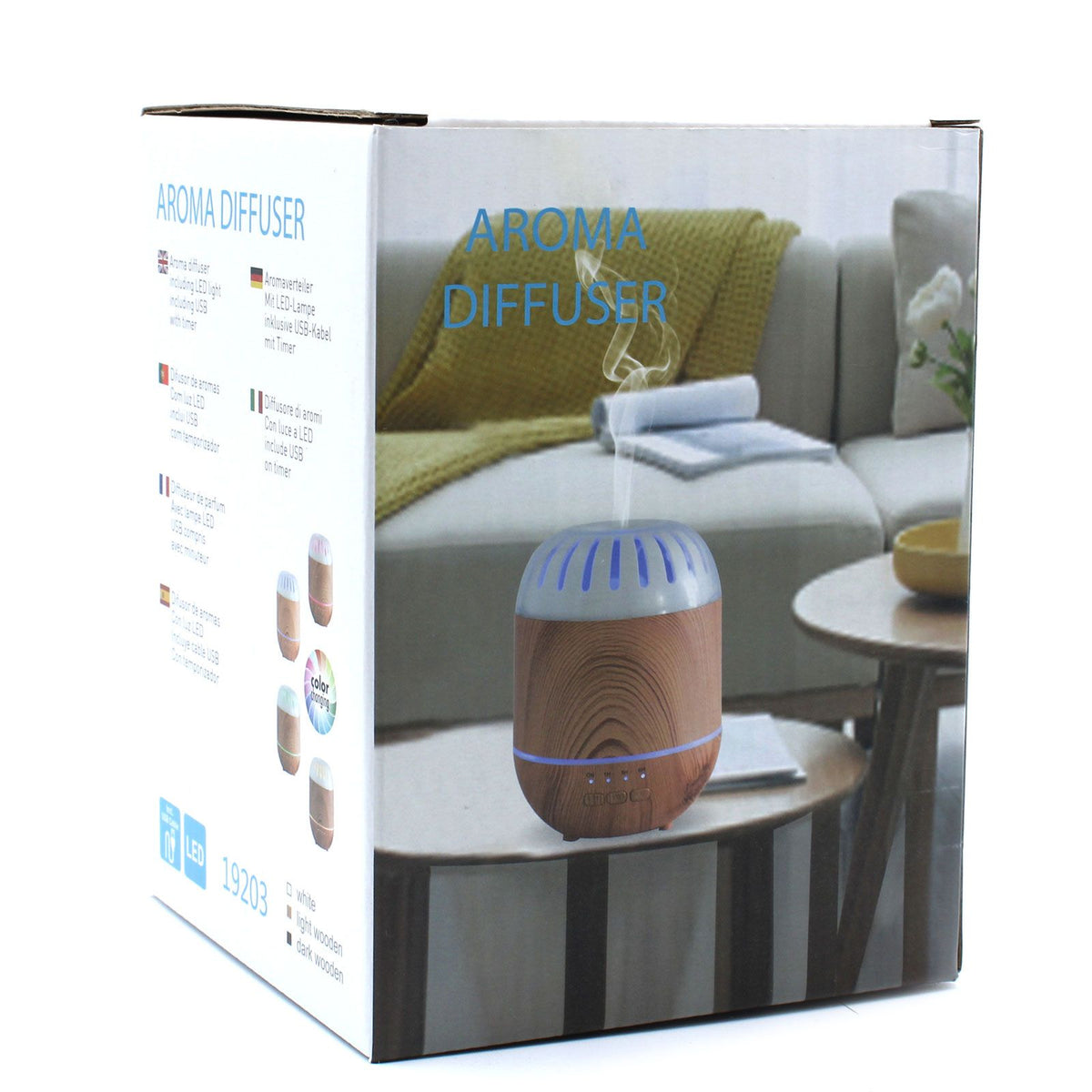 Copenhagen USB Aroma Diffuser with Colour Change Light