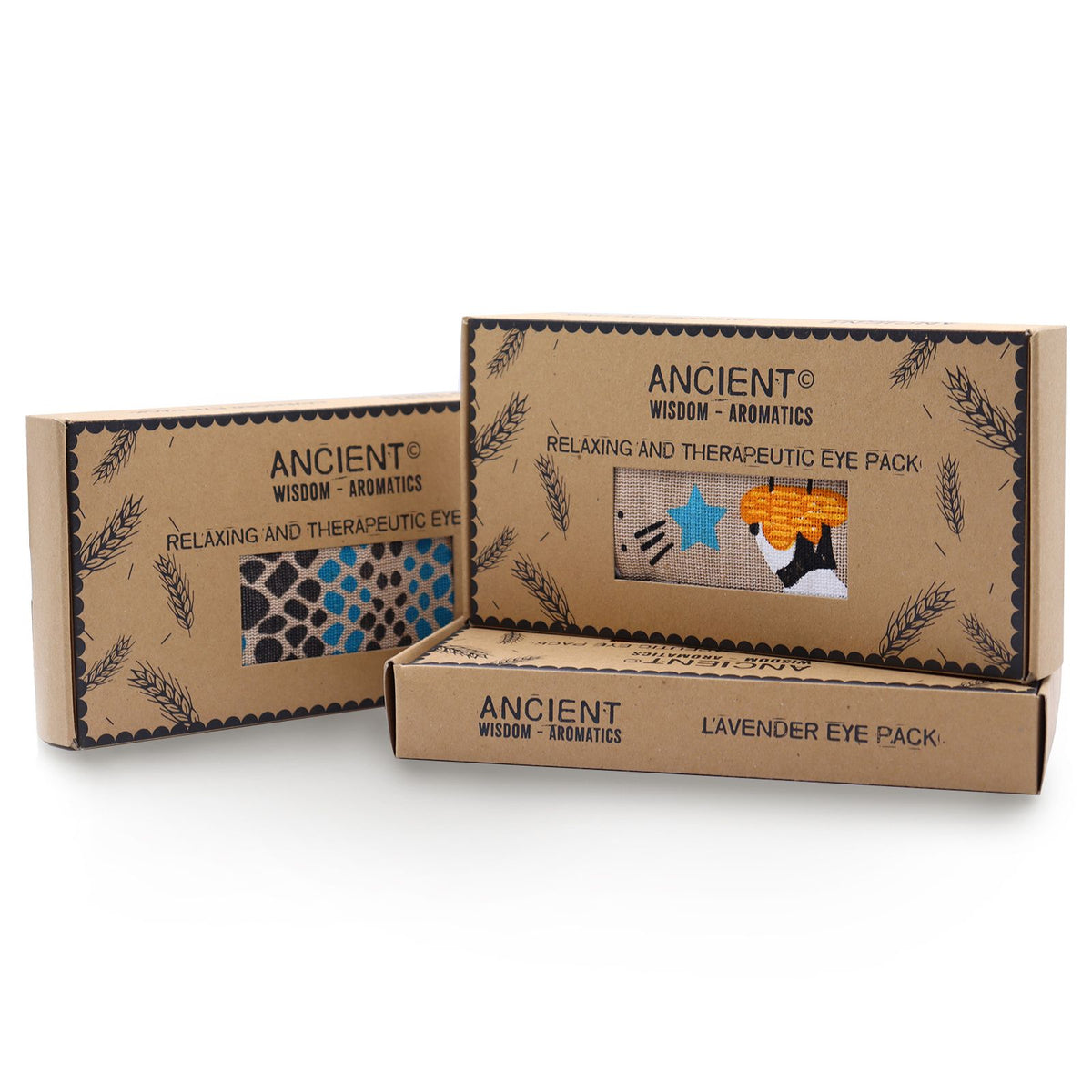 Lavender Eye Pillow with Gift Box – Night Leopard