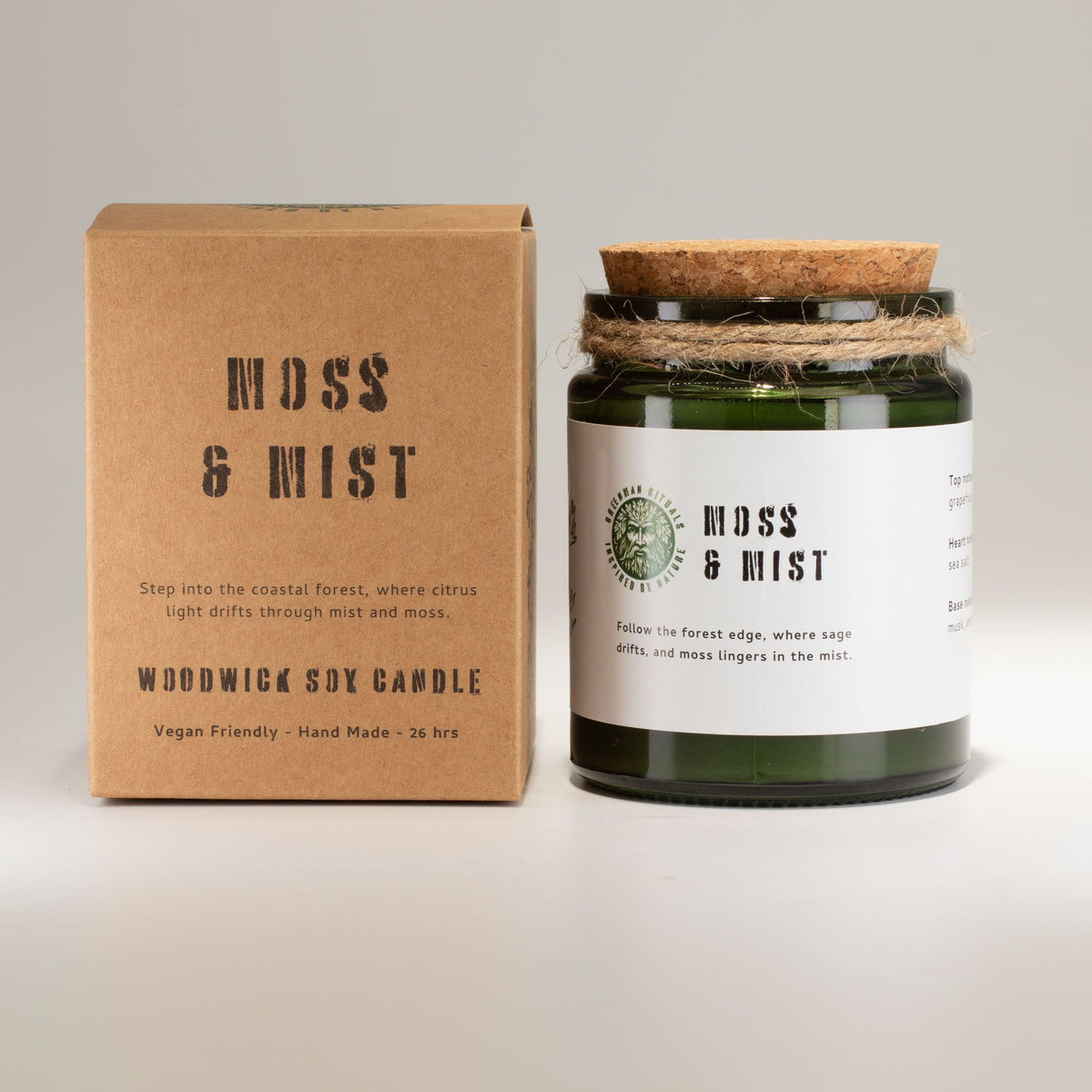 Moss Mist Woodwick Soy Candle
