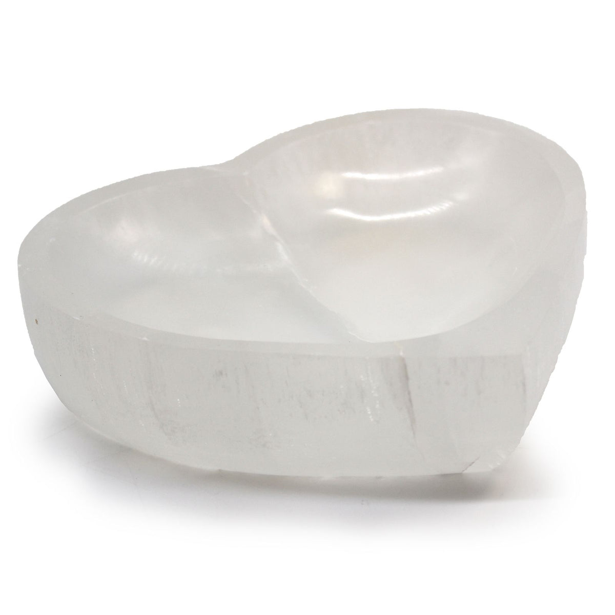 Selenite Heart Bowl – 15cm
