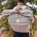 Hemp Trekking Rolling Backpack – Sage