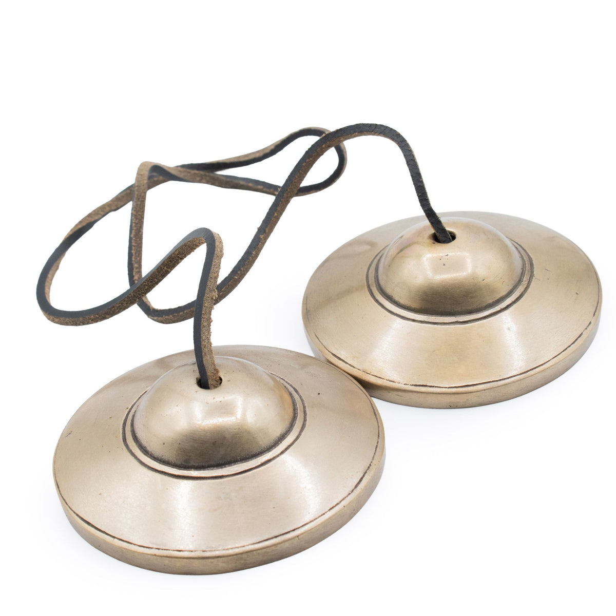 Traditional Plain Tibetan Tingsha Bells – Approx. 7.5cm