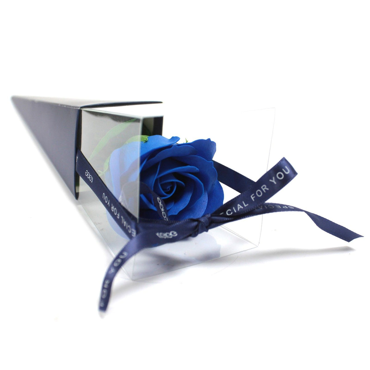 Blue Rose Soap Flower
