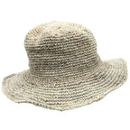 Hemp and Cotton Boho Festival Hat – Natural