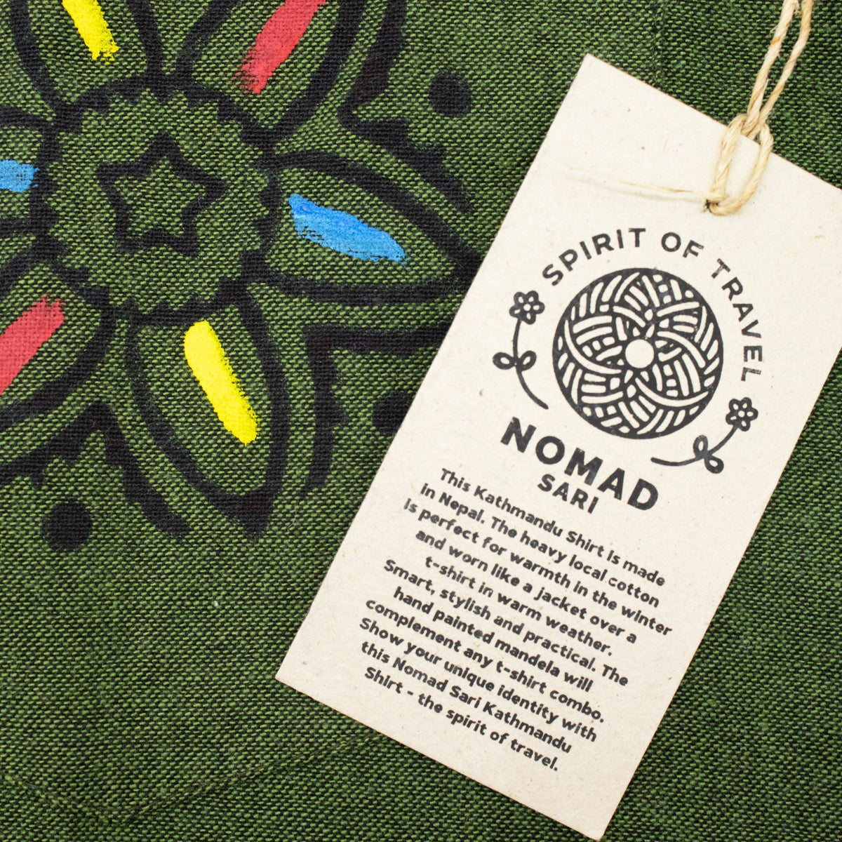 Nomad Sari Kathmandu Shirt – Forest Green, Medium