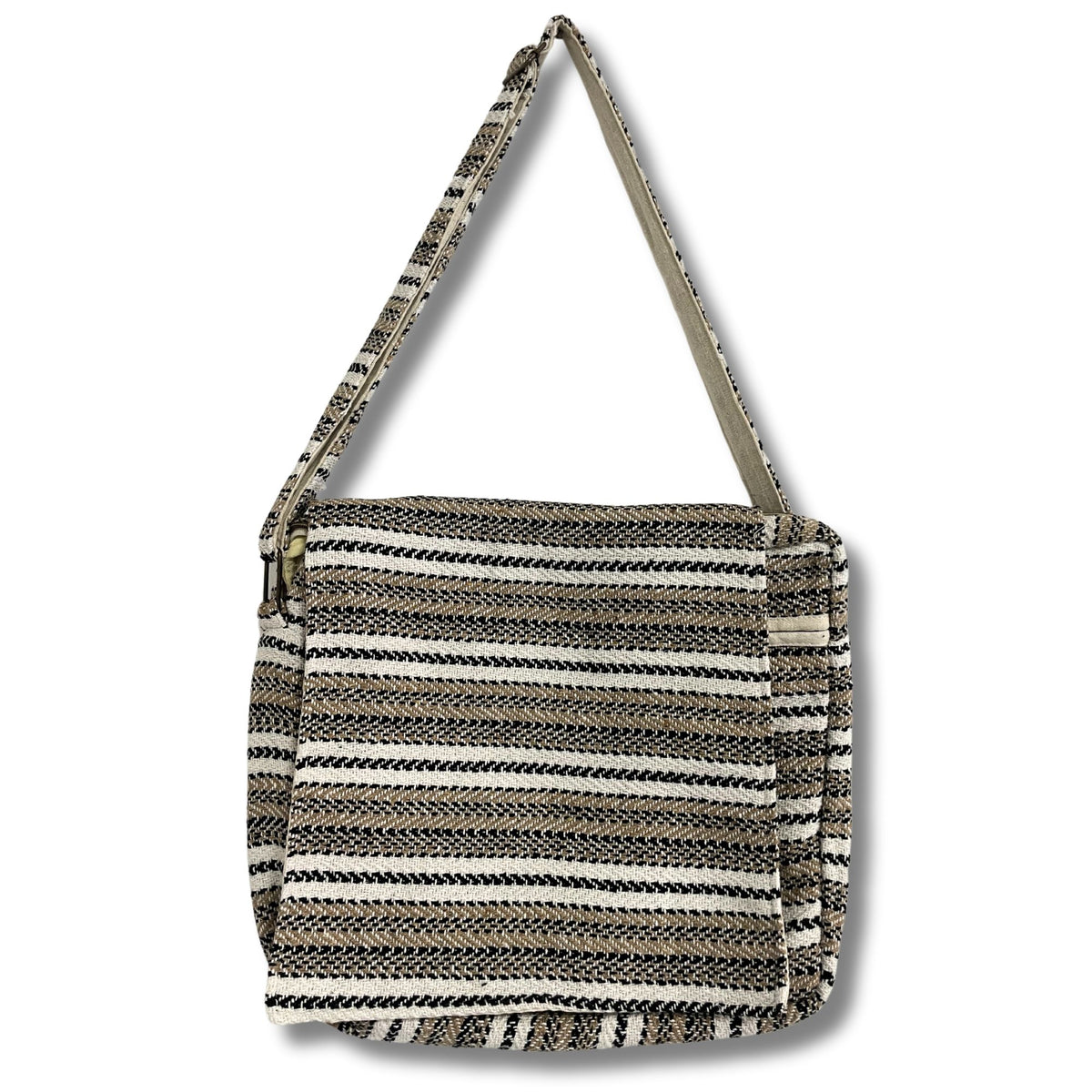 Soft Banjara Laptop Bag – Cream and Grey