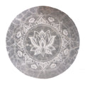 Selenite Lotus Mandala Charging Plate – 10cm