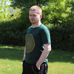 Green Mandala Stonewashed Cotton T-Shirt – Small