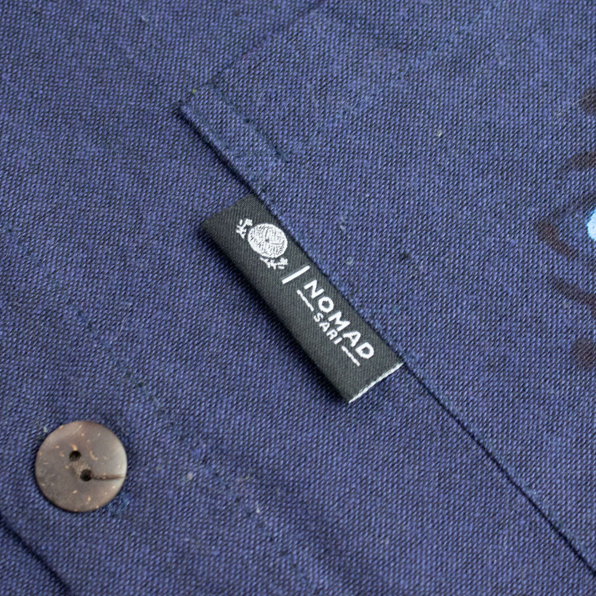 Nomad Sari Kathmandu Shirt – Indigo, XL