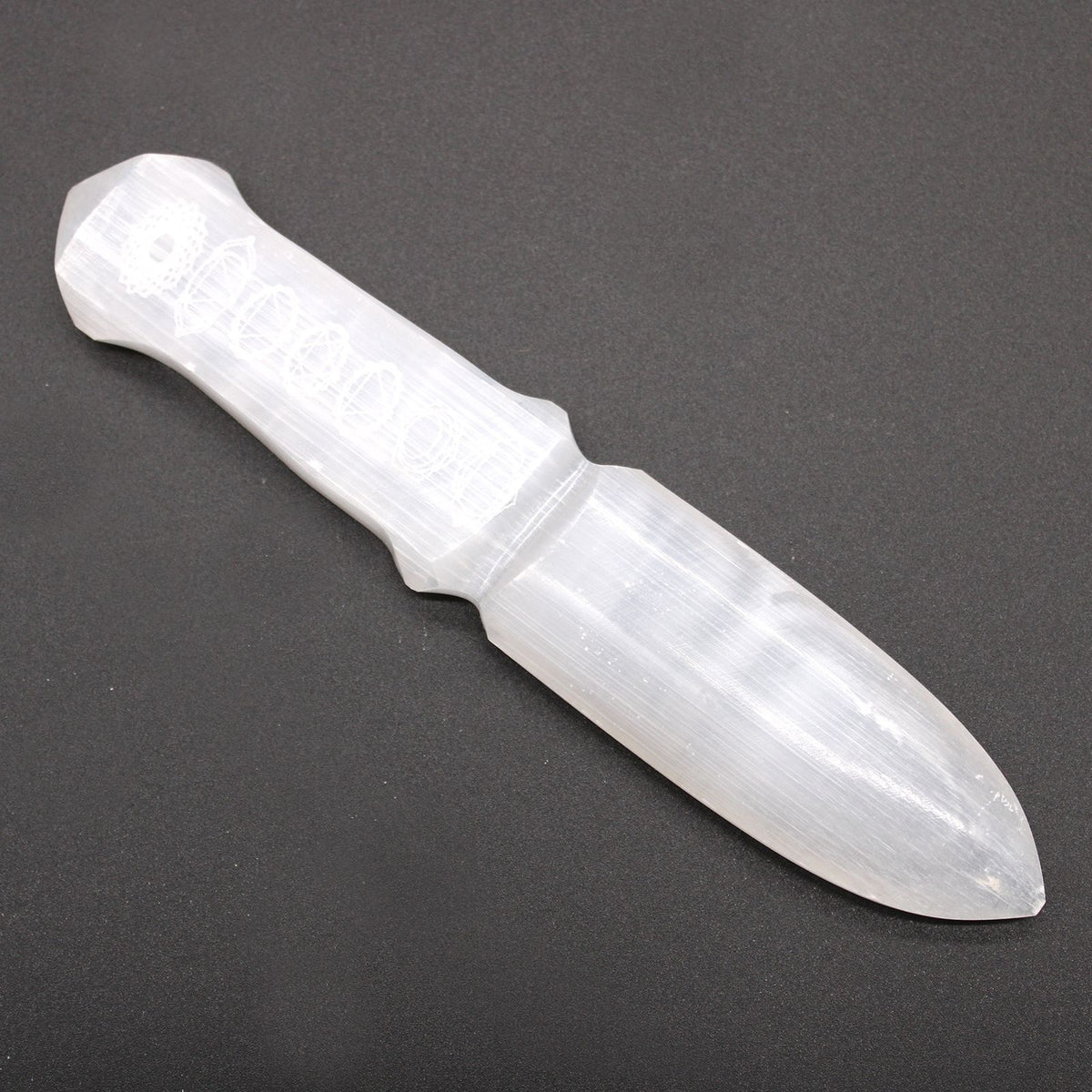 Chakra Selenite Ritual Knife