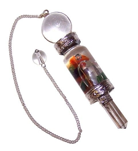 Floating Chakra Gemstone Pendulum