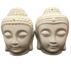 White Buddha Head Oil Burner