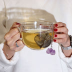 Amethyst Cluster Crystal Tea Strainer