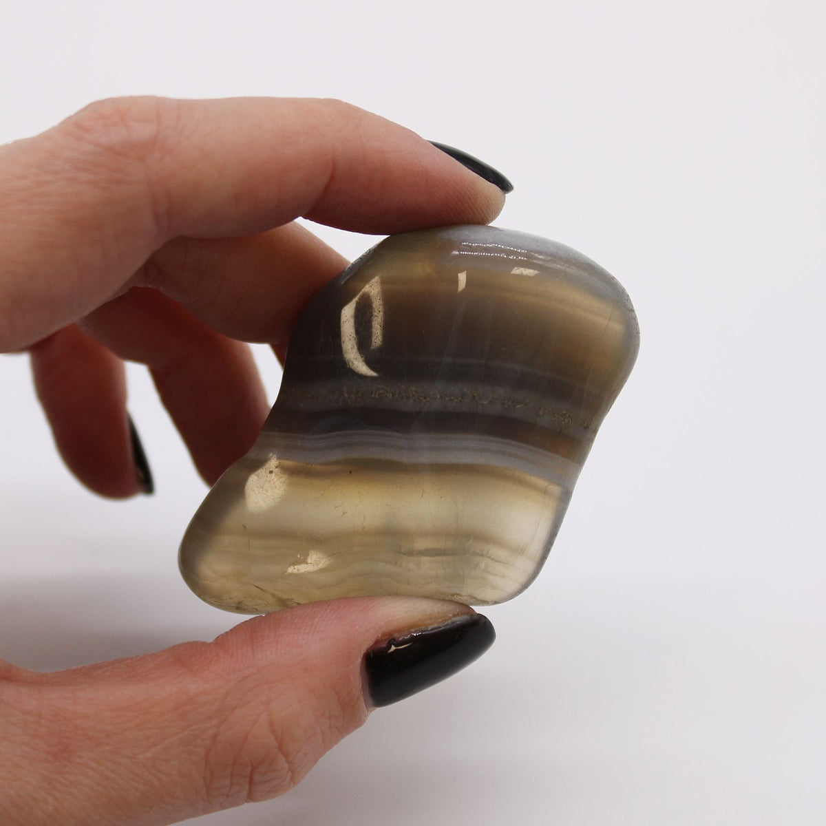 Botswana Grey Agate Tumble Stones – 6