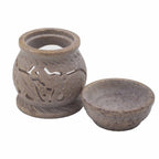 Elephant Soapstone Oil Burner – 8cm