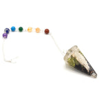 Angel Wing Orgonite Chakra Pendulum