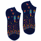 Indian Feathers Low Trainer Socks – UK 36–40
