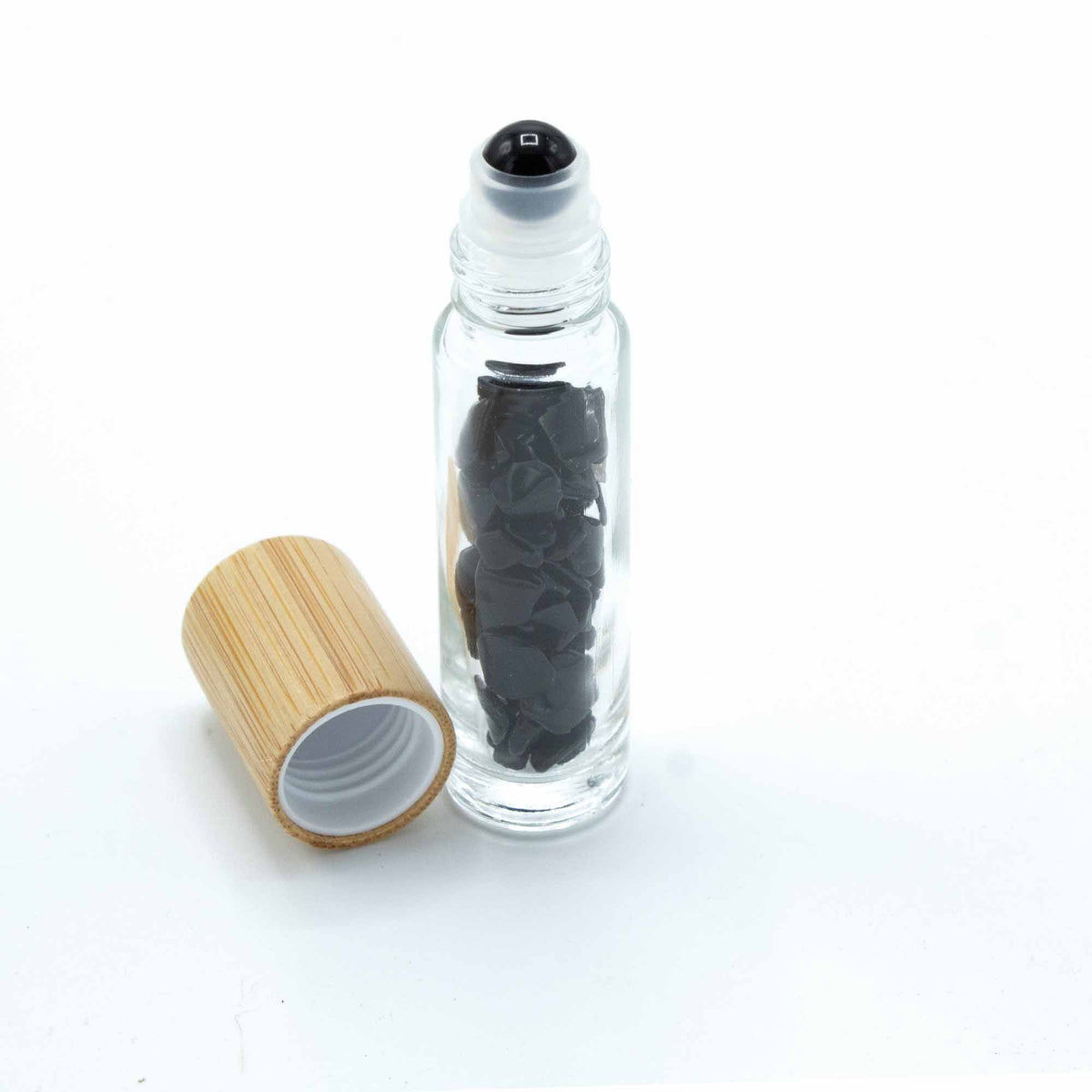 Black Tourmaline Gemstone Roller Bottle – 5ml