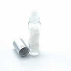 Rock Quartz Gemstone Roller Bottle Top for 5ml Bottles